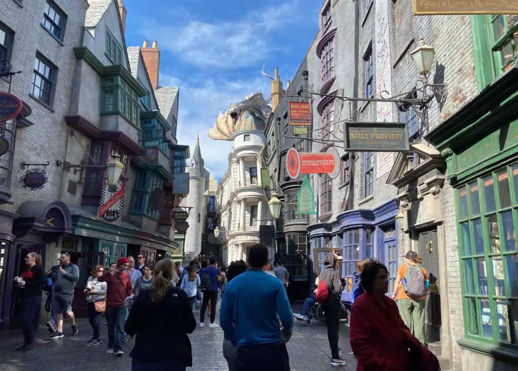Universal Studios Harry Potter Diagon Alley OPENING 7/9 COMMEMORATIVE Park Map 