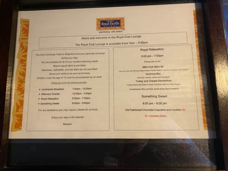 Club Lounge at Loews Royal Pacific Resort Universal Orlando » 2for1