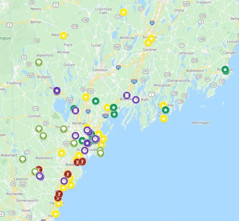 Map Of Things To Do Near Me The Ultimate List Of Things To Do With Kids In Maine » 2-For-1 Around The  World